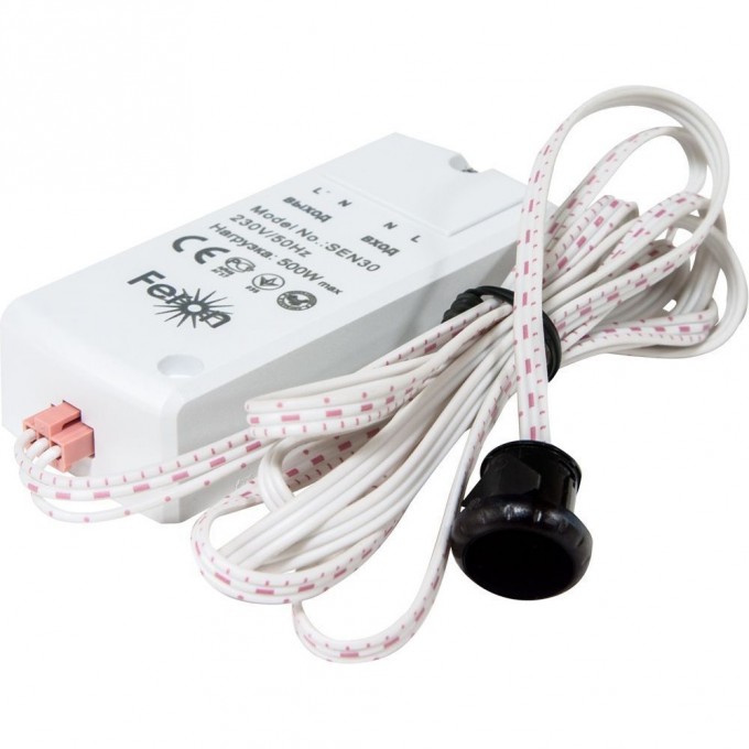 Датчик движения 230V 500W 5-8см 30° белый с 1.5м кабелем FERON SEN30 22068 Датчик движения 230V 500W 5-8см 30° белый с 1.5м кабелем FERON SEN30 22068