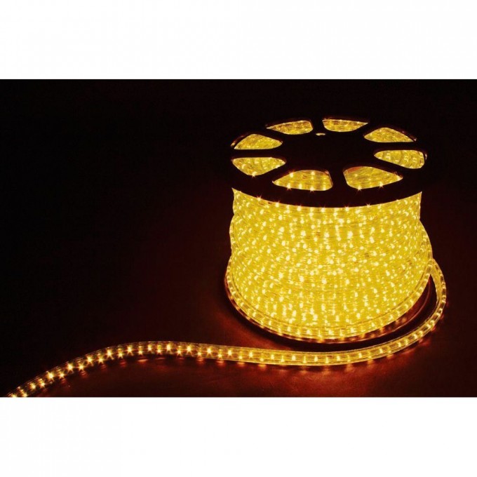 Дюралайт светодиодный FERON LED-F3W 3-х жильный , желтый, 2,88Вт/м 72LED/м 50м 220V 26068 Дюралайт светодиодный FERON LED-F3W 3-х жильный , желтый, 2,88Вт/м 72LED/м 50м 220V 26068