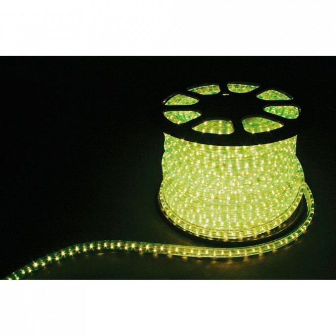 Дюралайт (световая нить) со светодиодами, 2W 100м 230V 36LED/м 13мм, лимонный, FERON LED-R2W 26206 Дюралайт (световая нить) со светодиодами, 2W 100м 230V 36LED/м 13мм, лимонный, FERON LED-R2W 26206