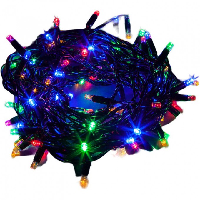 Гирлянда линейная FERON CL43, 200 LED мультиколор, статичная, 20 м +1.5м, черный шнур 32428 Гирлянда линейная FERON CL43, 200 LED мультиколор, статичная, 20 м +1.5м, черный шнур 32428