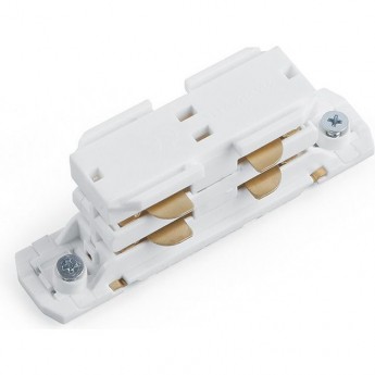 Коннектор прямой трехфазный для шинопровода ,белый ,FERON PRO-0433/PRO-043302-3-RUS