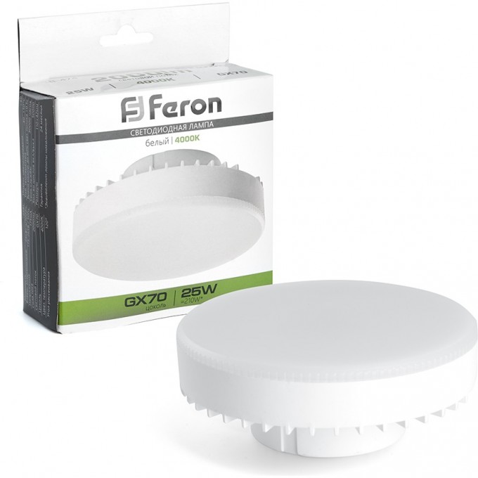 Лампа светодиодная FERON LB-474 GX70 25W 4000K 38269 Лампа светодиодная FERON LB-474 GX70 25W 4000K 38269