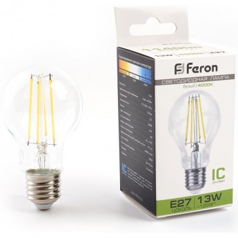 Лампа светодиодная FERON LB-613 E27 13W 4000K шар Лампа светодиодная FERON LB-613 E27 13W 4000K шар