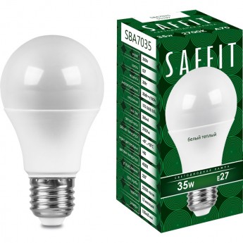 Лампа светодиодная FERON SAFFIT SBA7035 Шар E27 35W 2700K 55197 Лампа светодиодная FERON SAFFIT SBA7035 Шар E27 35W 2700K 55197