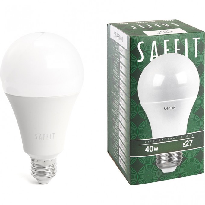 Лампа светодиодная FERON SAFFIT SBA8040 Шар E27 40W 4000K 55201 Лампа светодиодная FERON SAFFIT SBA8040 Шар E27 40W 4000K 55201