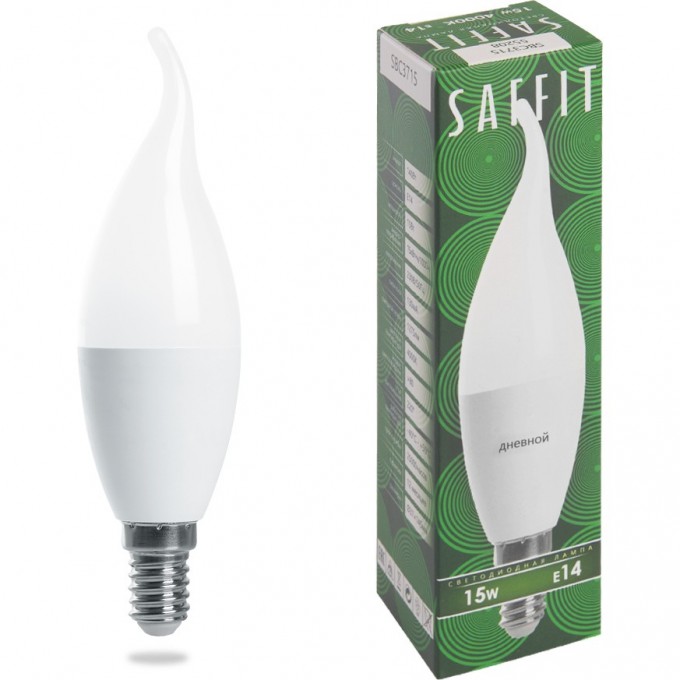Лампа светодиодная FERON SAFFIT SBC3715 Свеча на ветру E14 15W 6400K 55208 Лампа светодиодная FERON SAFFIT SBC3715 Свеча на ветру E14 15W 6400K 55208