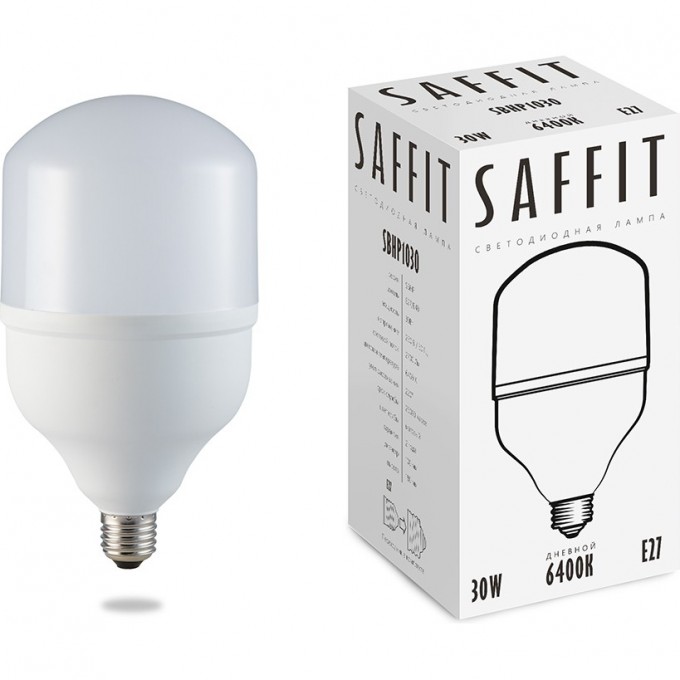 Лампа светодиодная FERON SAFFIT SBHP1030 E27 30W 6400K 55091 Лампа светодиодная FERON SAFFIT SBHP1030 E27 30W 6400K 55091