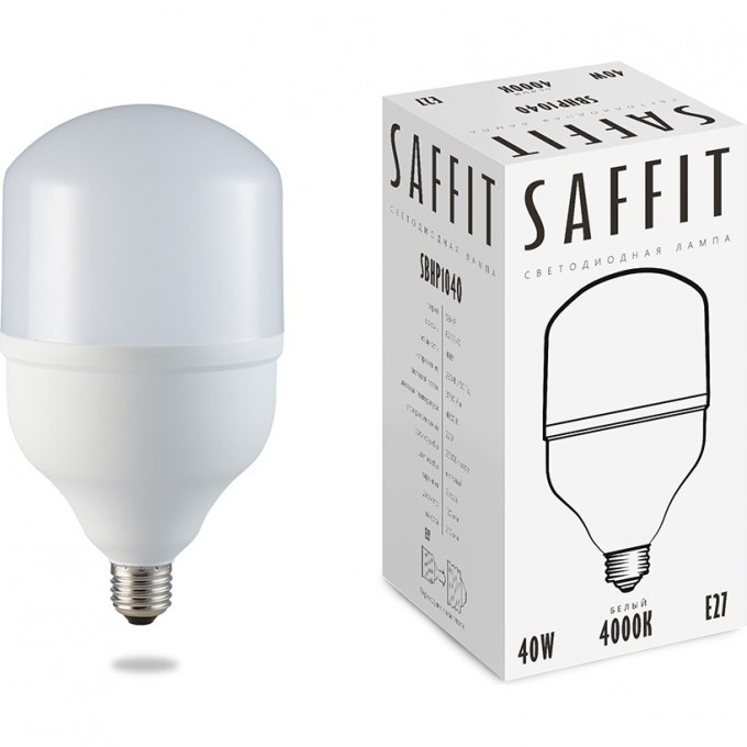 Лампа светодиодная FERON SAFFIT SBHP1040 E27 40W 4000K 55092 Лампа светодиодная FERON SAFFIT SBHP1040 E27 40W 4000K 55092