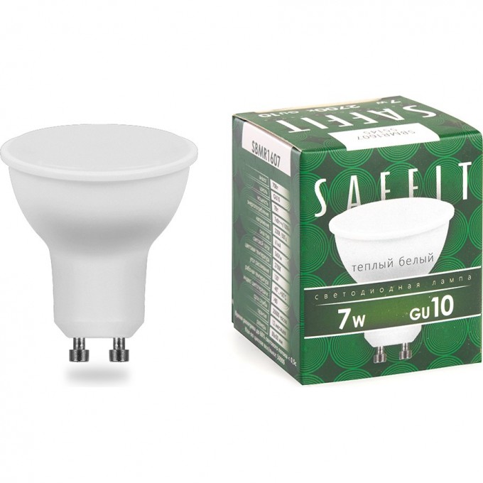 Лампа светодиодная FERON SAFFIT SBMR1607 MR16 GU10 7W 2700K 55145 Лампа светодиодная FERON SAFFIT SBMR1607 MR16 GU10 7W 2700K 55145