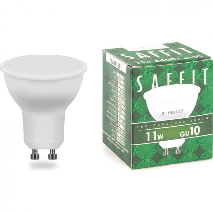 Лампа светодиодная FERON SAFFIT SBMR1611 MR16 GU10 11W 6400K 55156 Лампа светодиодная FERON SAFFIT SBMR1611 MR16 GU10 11W 6400K 55156