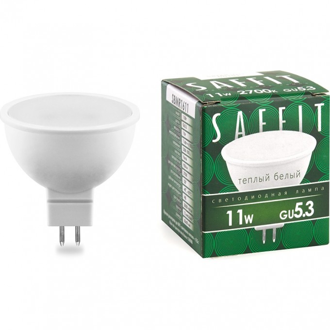 Лампа светодиодная FERON SAFFIT SBMR1611 MR16 GU5.3 11W 2700K 55151 Лампа светодиодная FERON SAFFIT SBMR1611 MR16 GU5.3 11W 2700K 55151