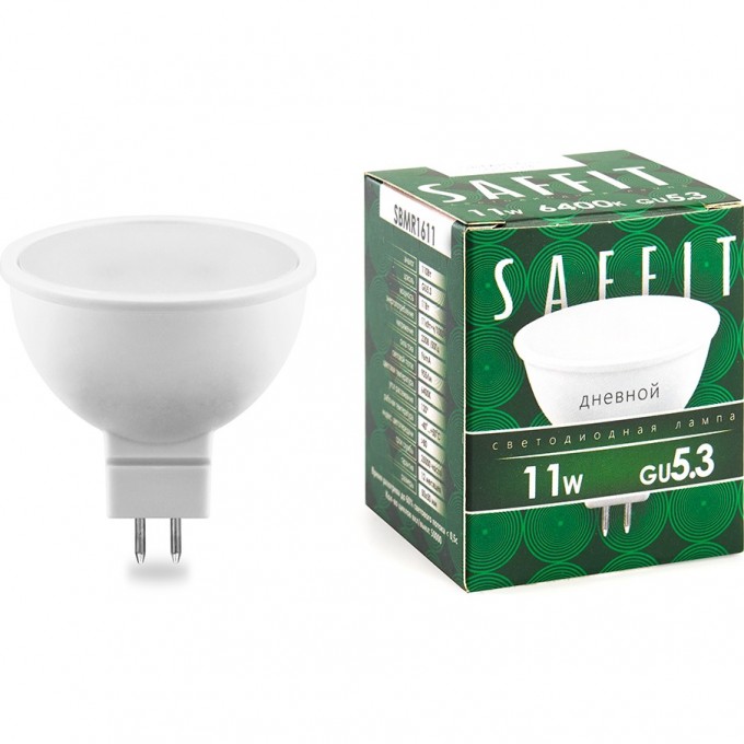 Лампа светодиодная FERON SAFFIT SBMR1611 MR16 GU5.3 11W 6400K 55153 Лампа светодиодная FERON SAFFIT SBMR1611 MR16 GU5.3 11W 6400K 55153