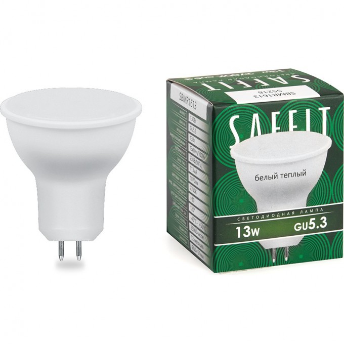 Лампа светодиодная FERON SAFFIT SBMR1613 MR16 GU5.3 13W 2700K 55218 Лампа светодиодная FERON SAFFIT SBMR1613 MR16 GU5.3 13W 2700K 55218