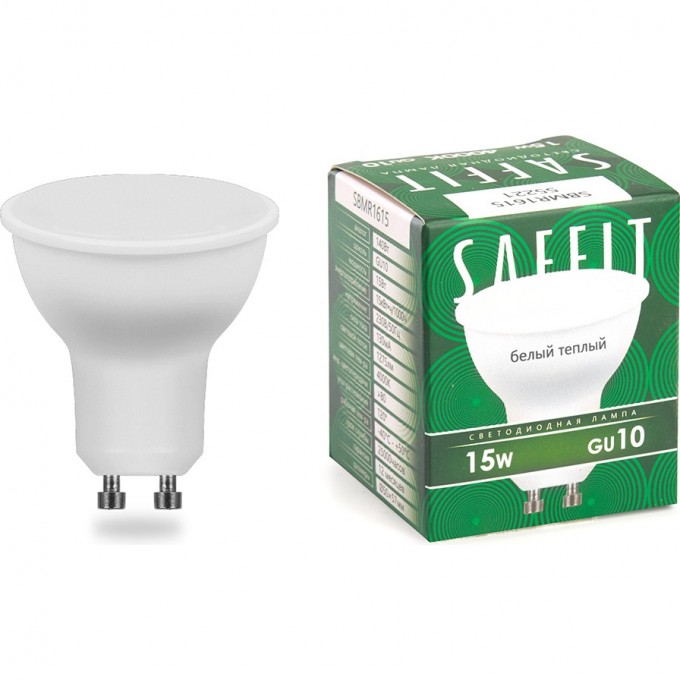 Лампа светодиодная FERON SAFFIT SBMR1615 MR16 GU10 15W 2700K 55221 Лампа светодиодная FERON SAFFIT SBMR1615 MR16 GU10 15W 2700K 55221