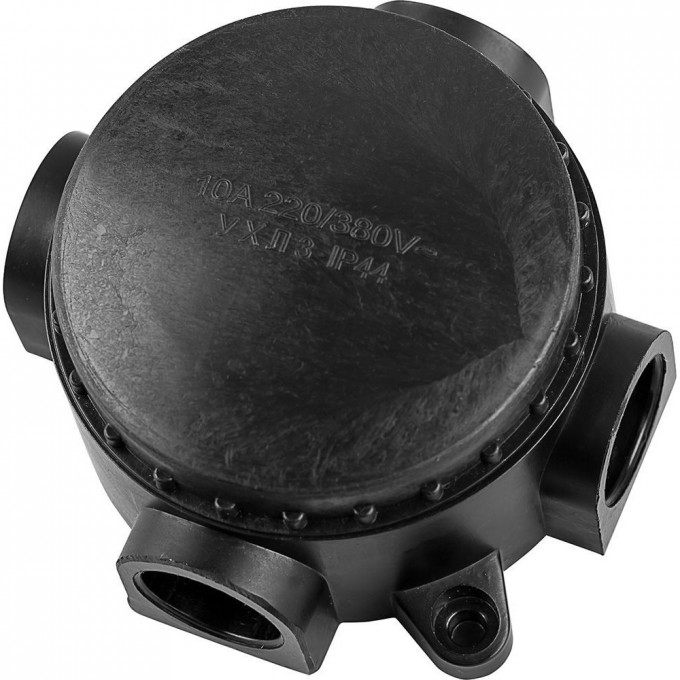 Монтажная разветвительная коробка FERON КЭМ 1-10-4М, 380V, 102х44х102, черный 29849 Монтажная разветвительная коробка FERON КЭМ 1-10-4М, 380V, 102х44х102, черный 29849