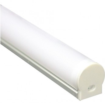 Профиль алюминиевый круглый узкий, серебро, FERON CAB282