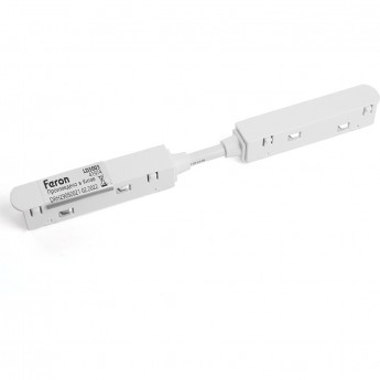 Соединитель-коннектор для низковольтного шинопровода FERON LD3003 белый