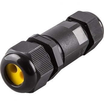 Соединитель-коннектор для проводов FERON LD521, 2-контактный, водонепроницаемый, черный Соединитель-коннектор для проводов FERON LD521, 2-контактный, водонепроницаемый, черный