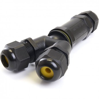 Соединитель-коннектор для проводов FERON LD522/LD529, 3-контактный, водонепроницаемый (клемма 3pin), черный Соединитель-коннектор для проводов FERON LD522/LD529, 3-контактный, водонепроницаемый (клемма 3pin), черный