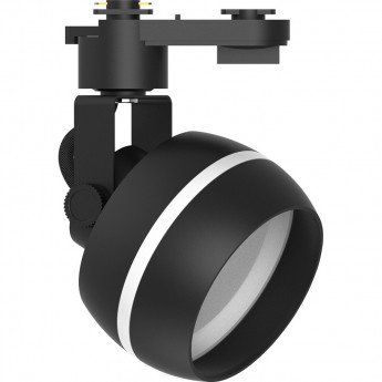 Светильник FERON AL165 трековый однофазный на шинопровод под лампу GX53, черный Светильник FERON AL165 трековый однофазный на шинопровод под лампу GX53, черный