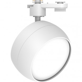 Светильник FERON AL167 трековый однофазный на шинопровод под лампу GX70, белый Светильник FERON AL167 трековый однофазный на шинопровод под лампу GX70, белый