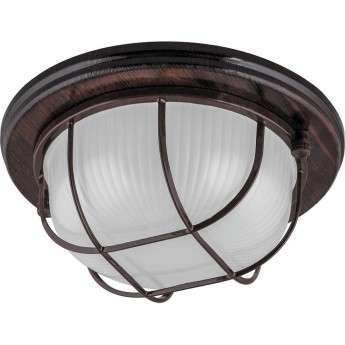 Светильник накладной IP54, 220V 60Вт Е27, дерево, орех, круг, с решеткой, FERON НБО 03-60-022 Светильник накладной IP54, 220V 60Вт Е27, дерево, орех, круг, с решеткой, FERON НБО 03-60-022