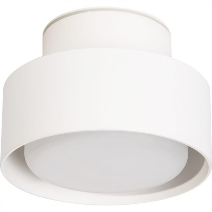 Светильник потолочный FERON HL367 BARREL AURA 12W, 230V, GX53, IP44, белый 48407 Светильник потолочный FERON HL367 BARREL AURA 12W, 230V, GX53, IP44, белый 48407