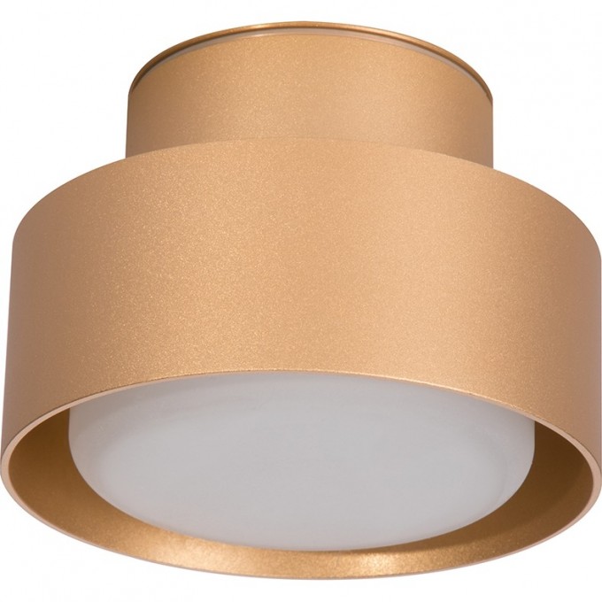 Светильник потолочный FERON HL367 BARREL AURA 12W, 230V, GX53, IP44, золото 48408 Светильник потолочный FERON HL367 BARREL AURA 12W, 230V, GX53, IP44, золото 48408