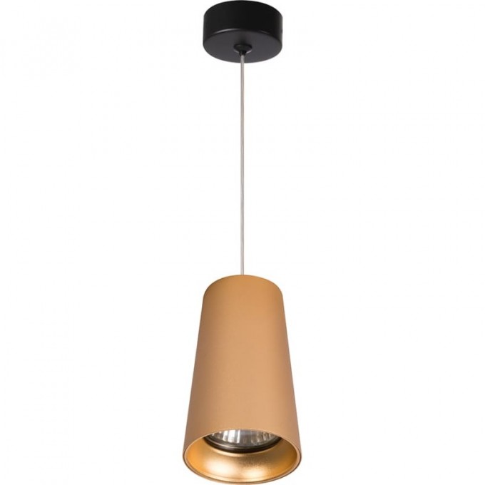 Светильник потолочный FERON ML1858 BARREL BELL LEVITATION на подвесе 1,7 м, MR16 35W 230V, золото черный 48423 Светильник потолочный FERON ML1858 BARREL BELL LEVITATION на подвесе 1,7 м, MR16 35W 230V, золото черный 48423