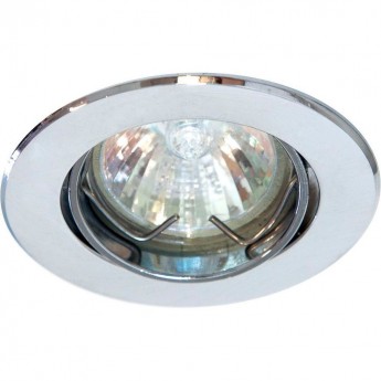 Светильник потолочный FERON MR11 G4.0 матовый хром-хром, 125Т-MR11 Светильник потолочный FERON MR11 G4.0 матовый хром-хром, 125Т-MR11