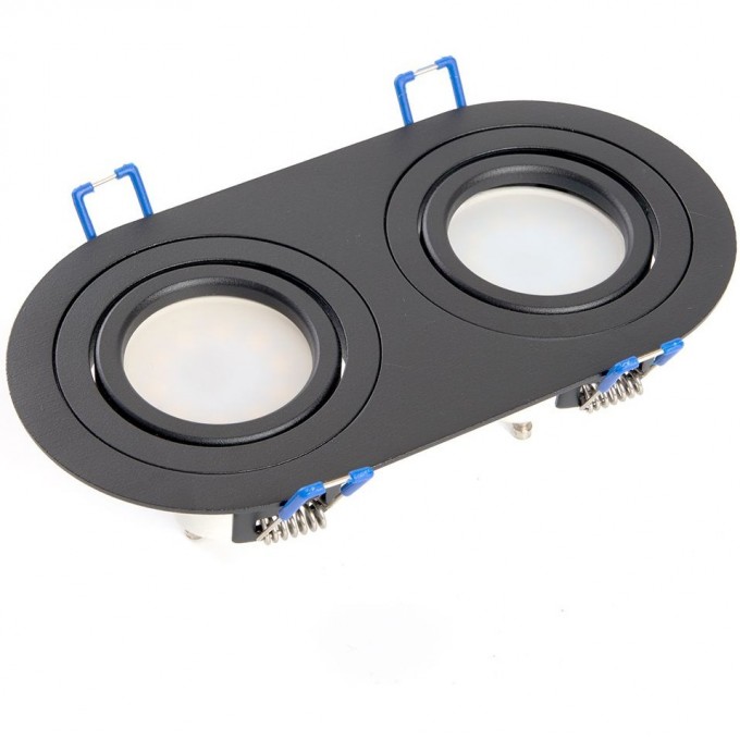 Светильник потолочный встраиваемый FERON DL2812 MR16 50W G5.3 "прямоугольник", черный 48459 Светильник потолочный встраиваемый FERON DL2812 MR16 50W G5.3 "прямоугольник", черный 48459