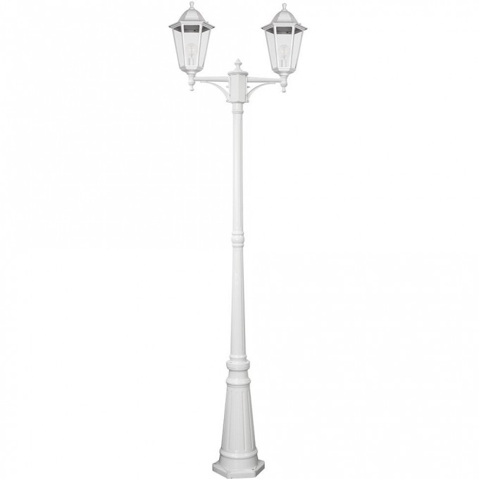 Светильник садово-парковый FERON 6214/PL6214 столб 2*100W E27 230V, белый 11077 Светильник садово-парковый FERON 6214/PL6214 столб 2*100W E27 230V, белый 11077