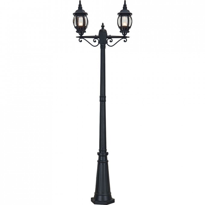 Светильник садово-парковый FERON 8114/PL8114 столб 2*100W E27 230V, черный 11213 Светильник садово-парковый FERON 8114/PL8114 столб 2*100W E27 230V, черный 11213