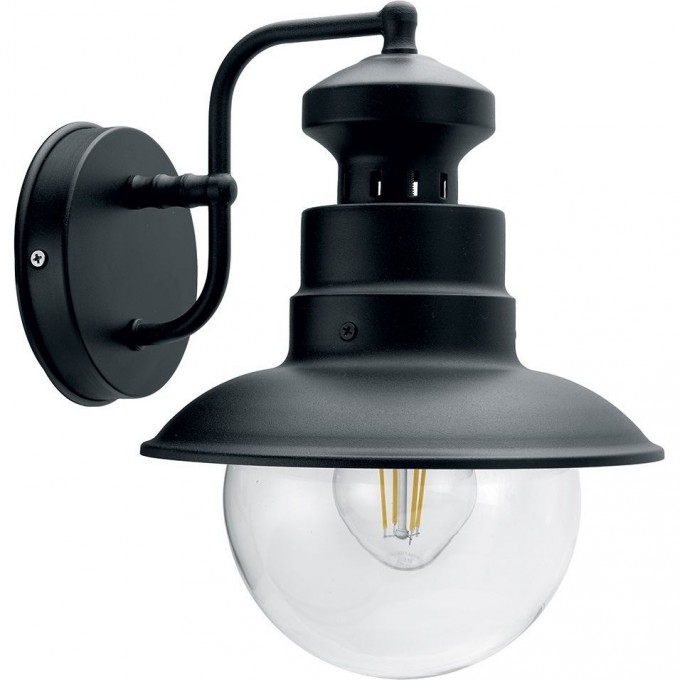 Светильник садово-парковый FERON PL571 на стену вниз 60W 230V E27, черный 11597 Светильник садово-парковый FERON PL571 на стену вниз 60W 230V E27, черный 11597