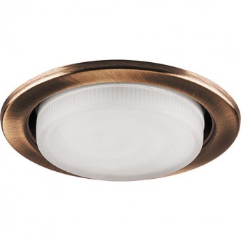 Светильник встраиваемый FERON DL53 потолочный GX53 античная медь 28949 Светильник встраиваемый FERON DL53 потолочный GX53 античная медь 28949
