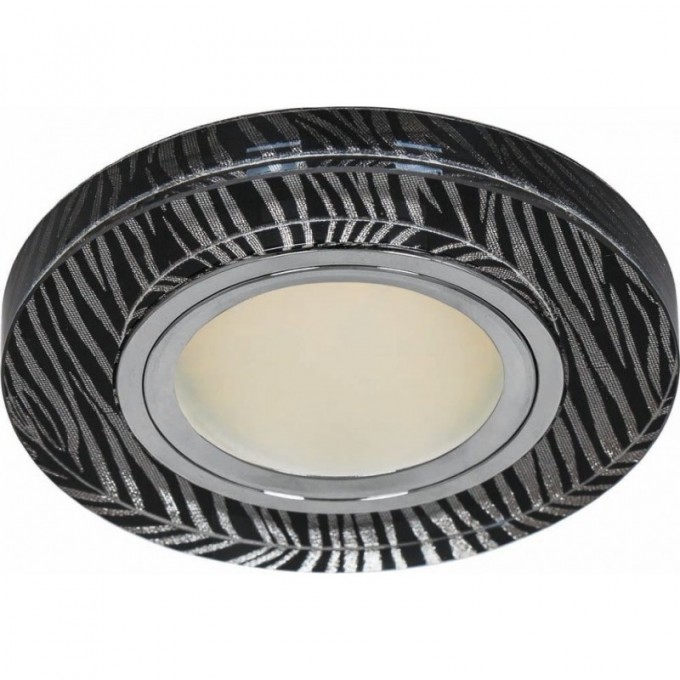 Светильник встраиваемый с белой LED подсветкой FERON 8383-2 потолочный MR16 G5.3 черно-белый 28583 Светильник встраиваемый с белой LED подсветкой FERON 8383-2 потолочный MR16 G5.3 черно-белый 28583