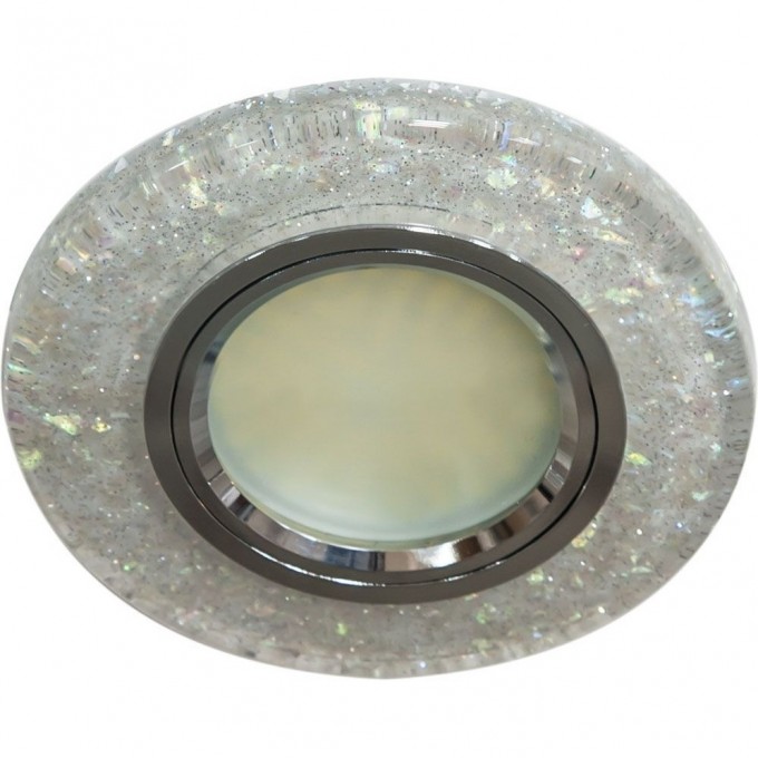 Светильник встраиваемый с белой LED подсветкой FERON 8585-2 потолочный MR16 G5.3 белый 28576 Светильник встраиваемый с белой LED подсветкой FERON 8585-2 потолочный MR16 G5.3 белый 28576