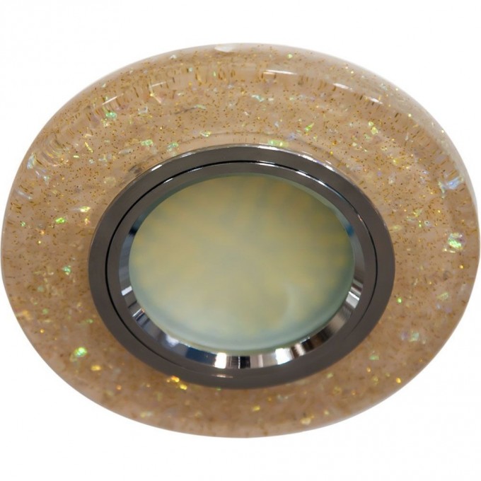 Светильник встраиваемый с белой LED подсветкой FERON 8585-2 потолочный MR16 G5.3 желтый 28577 Светильник встраиваемый с белой LED подсветкой FERON 8585-2 потолочный MR16 G5.3 желтый 28577