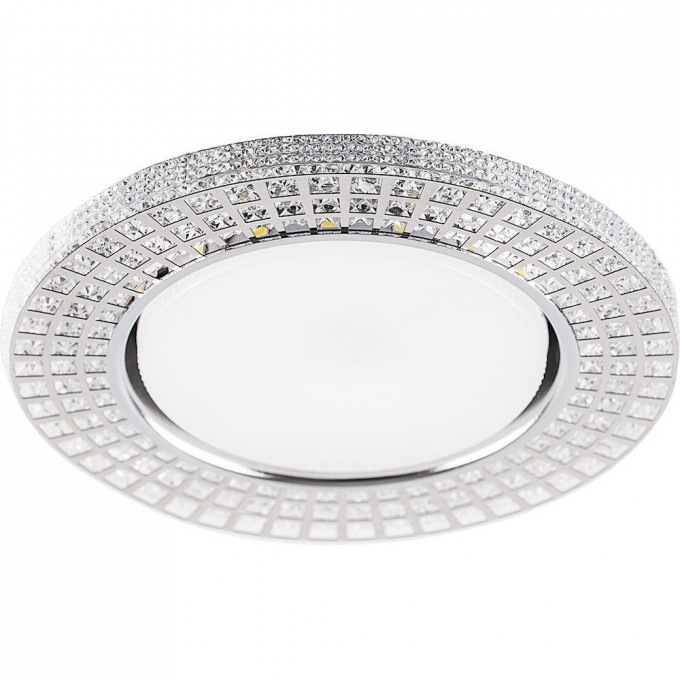 Светильник встраиваемый с белой LED подсветкой FERON CD4028 потолочный GX53 без лампы прозрачный 32651 Светильник встраиваемый с белой LED подсветкой FERON CD4028 потолочный GX53 без лампы прозрачный 32651