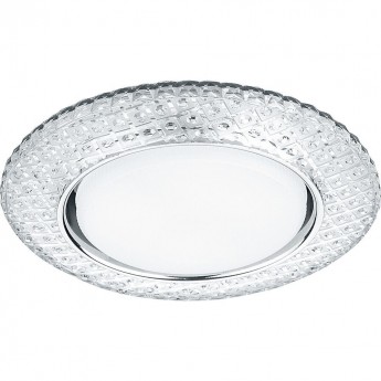 Светильник встраиваемый с белой LED подсветкой FERON CD4042 потолочный GX53 без лампы, прозрачный, хром 41304 Светильник встраиваемый с белой LED подсветкой FERON CD4042 потолочный GX53 без лампы, прозрачный, хром 41304