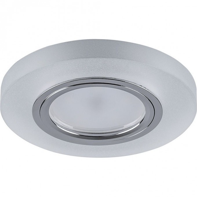 Светильник встраиваемый с белой LED подсветкой FERON CD8060 потолочный MR16 G5.3 белый матовый 32570 Светильник встраиваемый с белой LED подсветкой FERON CD8060 потолочный MR16 G5.3 белый матовый 32570
