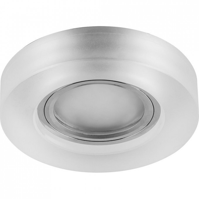Светильник встраиваемый с белой LED подсветкой FERON CD8080 потолочный MR16 G5.3 белый матовый 29707 Светильник встраиваемый с белой LED подсветкой FERON CD8080 потолочный MR16 G5.3 белый матовый 29707