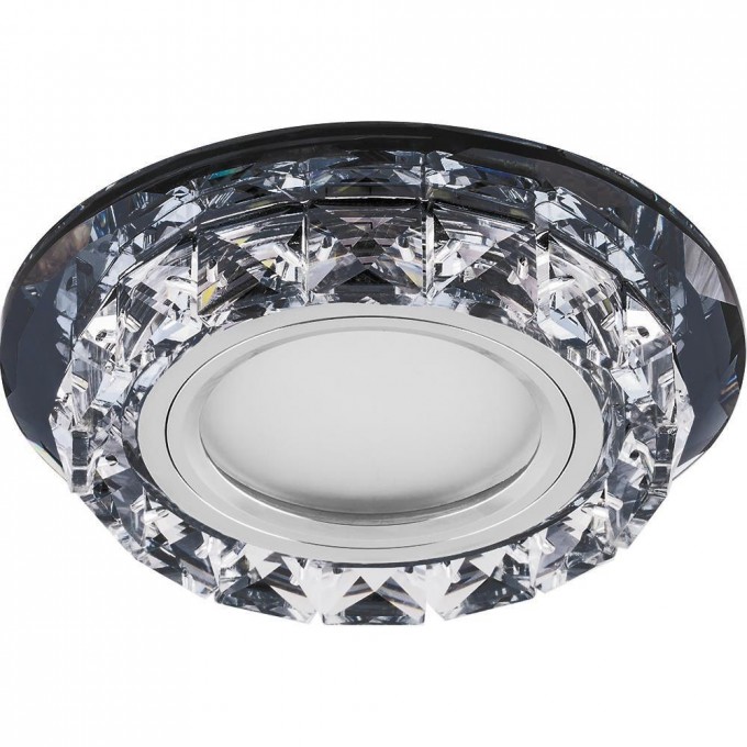 Светильник встраиваемый с белой LED подсветкой FERON CD878 потолочный MR16 G5.3 черный 28822 Светильник встраиваемый с белой LED подсветкой FERON CD878 потолочный MR16 G5.3 черный 28822