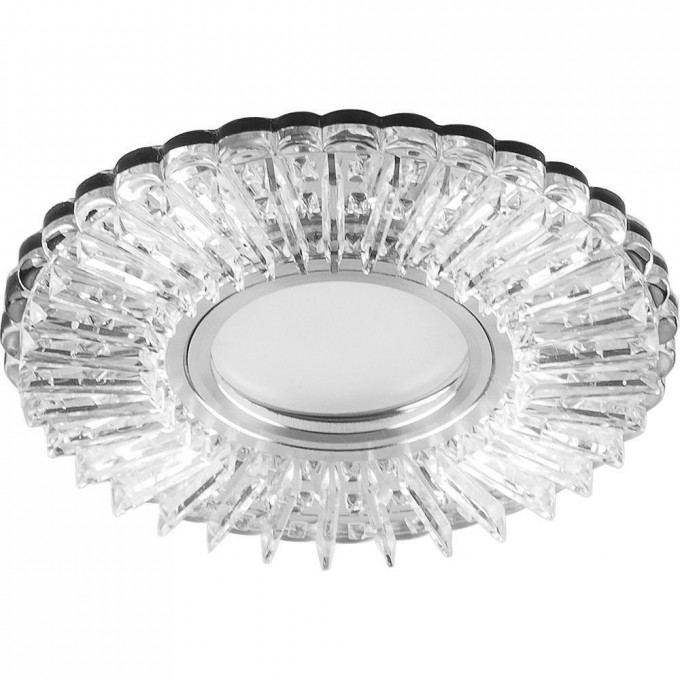 Светильник встраиваемый с белой LED подсветкой FERON CD900 потолочный MR16 G5.3 белый 28843 Светильник встраиваемый с белой LED подсветкой FERON CD900 потолочный MR16 G5.3 белый 28843