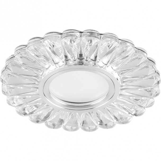 Светильник встраиваемый с белой LED подсветкой FERON CD901 потолочный MR16 G5.3 белый 28844 Светильник встраиваемый с белой LED подсветкой FERON CD901 потолочный MR16 G5.3 белый 28844