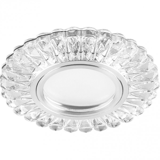 Светильник встраиваемый с белой LED подсветкой FERON CD902 потолочный MR16 G5.3 белый 28845 Светильник встраиваемый с белой LED подсветкой FERON CD902 потолочный MR16 G5.3 белый 28845
