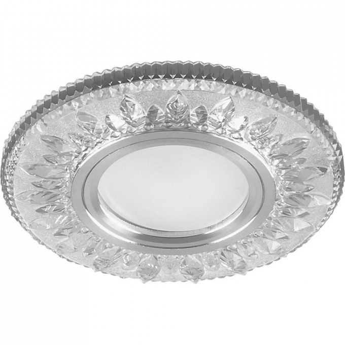 Светильник встраиваемый с белой LED подсветкой FERON CD903 потолочный MR16 G5.3 белый 28846 Светильник встраиваемый с белой LED подсветкой FERON CD903 потолочный MR16 G5.3 белый 28846