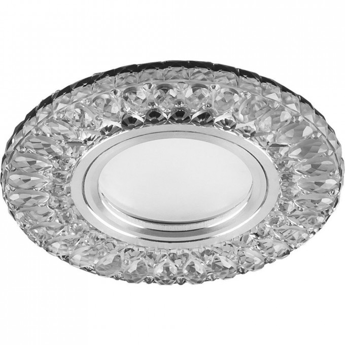 Светильник встраиваемый с белой LED подсветкой FERON CD906 потолочный MR16 G5.3 белый 28849 Светильник встраиваемый с белой LED подсветкой FERON CD906 потолочный MR16 G5.3 белый 28849