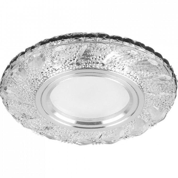 Светильник встраиваемый с белой LED подсветкой FERON CD907 потолочный MR16 G5.3 белый 28850 Светильник встраиваемый с белой LED подсветкой FERON CD907 потолочный MR16 G5.3 белый 28850