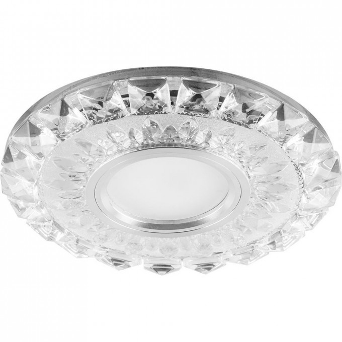 Светильник встраиваемый с белой LED подсветкой FERON CD922 потолочный MR16 G5.3 прозрачный 28897 Светильник встраиваемый с белой LED подсветкой FERON CD922 потолочный MR16 G5.3 прозрачный 28897